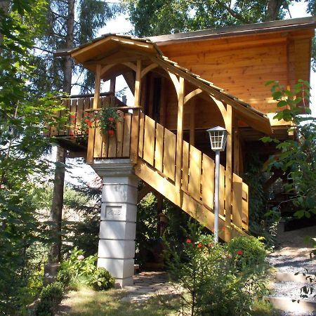 Baumhaus Wolfshoehle Fischach Bagian luar foto