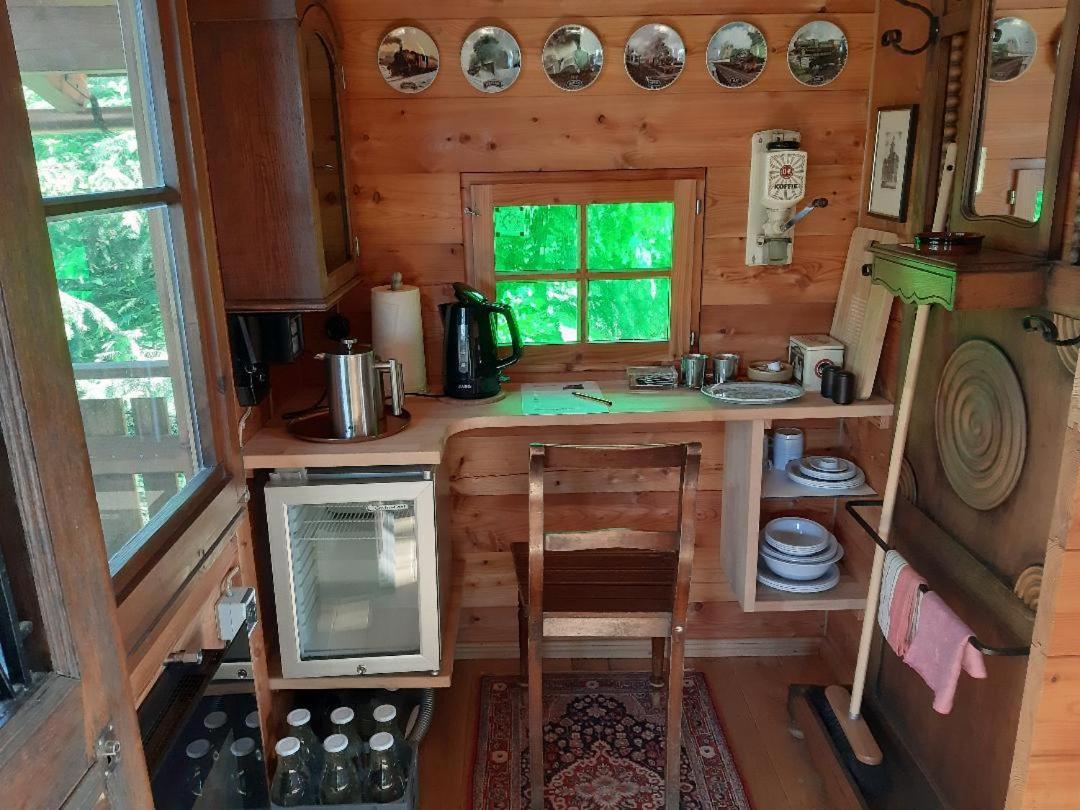 Baumhaus Wolfshoehle Fischach Bagian luar foto