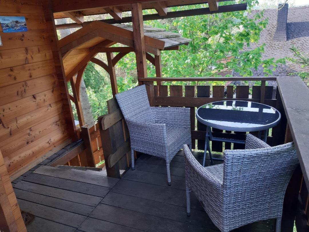 Baumhaus Wolfshoehle Fischach Bagian luar foto