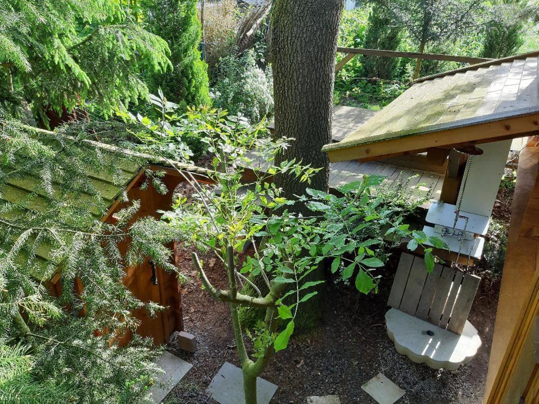 Baumhaus Wolfshoehle Fischach Bagian luar foto