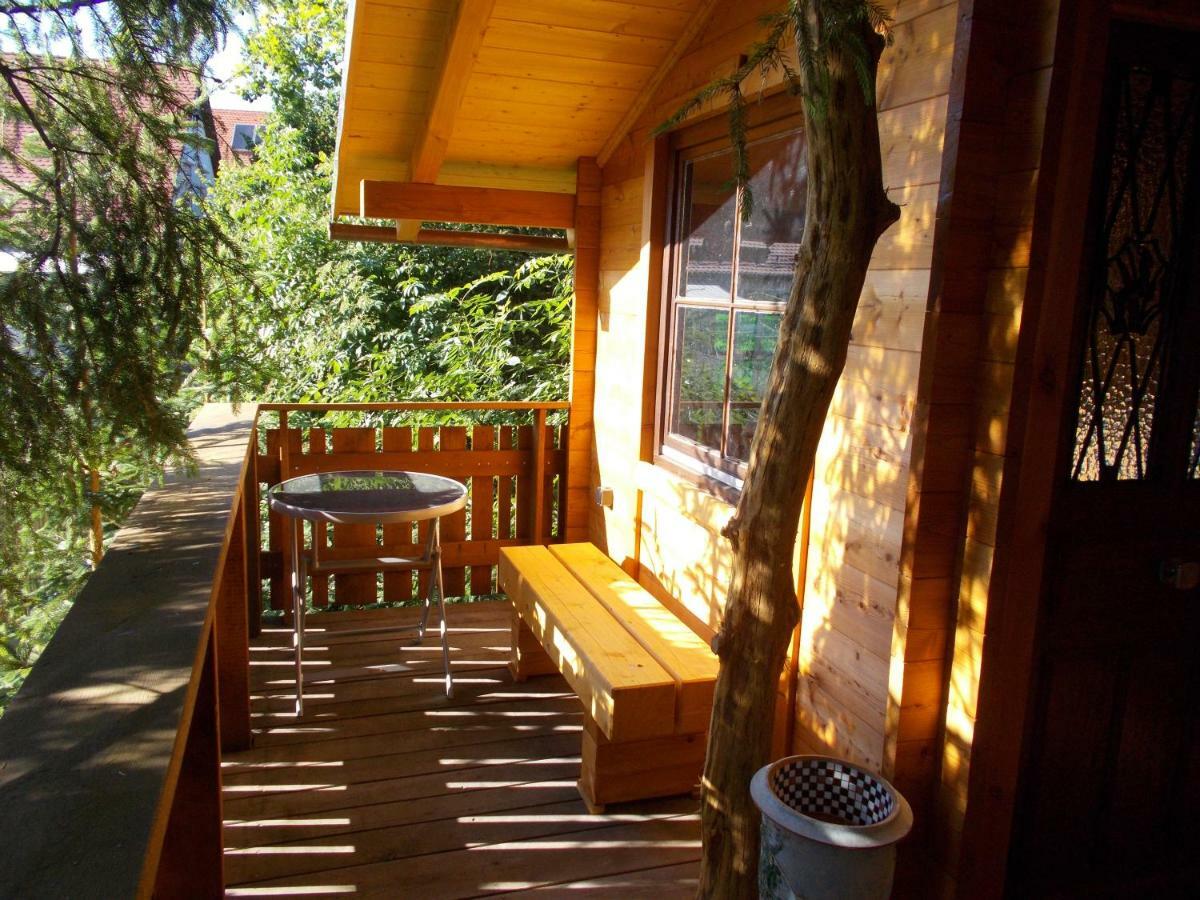 Baumhaus Wolfshoehle Fischach Bagian luar foto